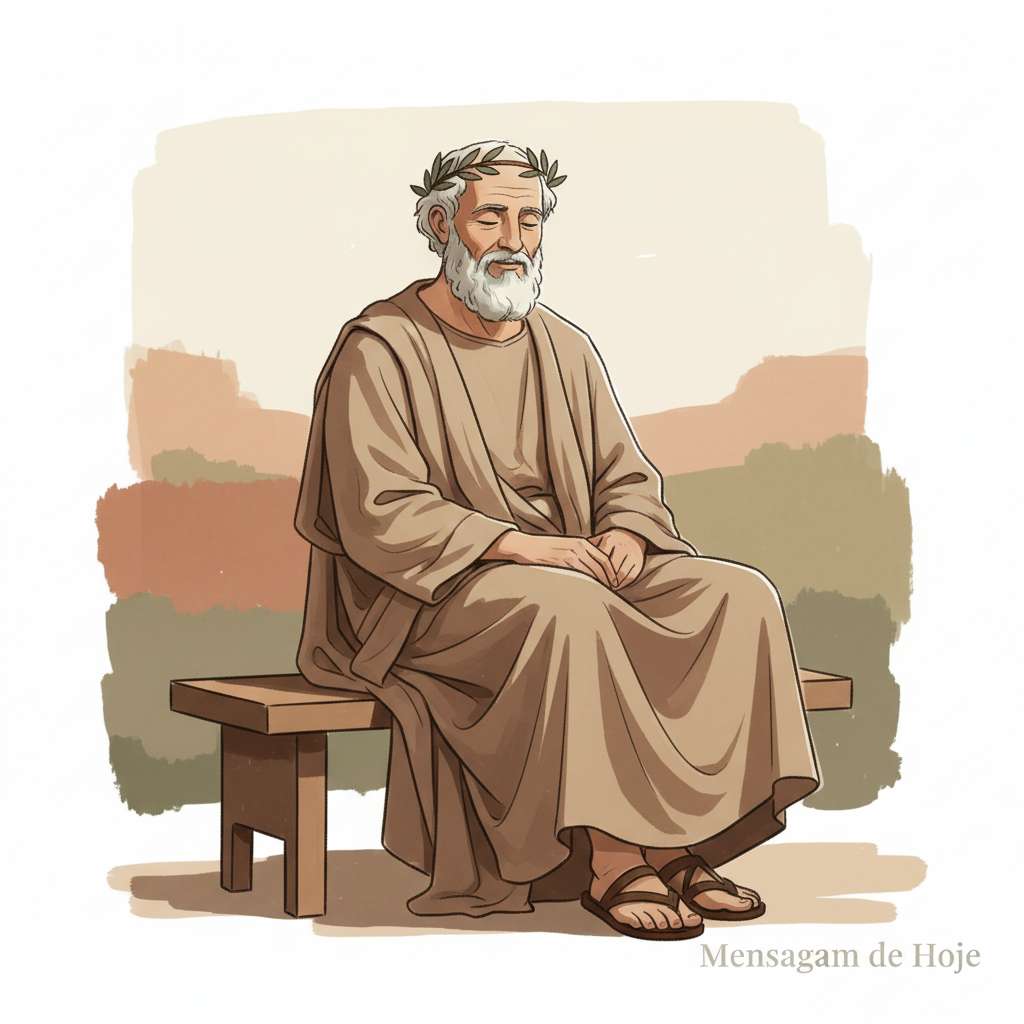 Musônio Rufo: Virtude, Moderação e a Prosperidade da Mente Estoica 1 Frase estoica de Musônio Rufo: “Não é o banquete que nutre a alma, mas a...” – Mensagem de Hoje