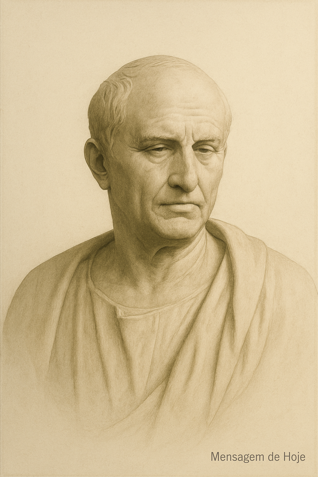 Cícero: Paz Interior pela Disciplina da Mente 1 Frase estoica de Cícero: “A verdadeira paz reside não na ausência ...” – Mensagem de Hoje