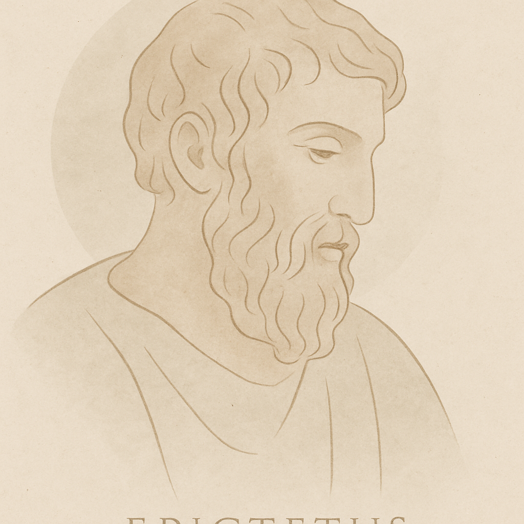 Epicteto: Desvende a Paz Interior Através do Estoicismo 1 Frase estoica de Epicteto: “Não são os eventos que nos afligem, mas ...” – Mensagem de Hoje