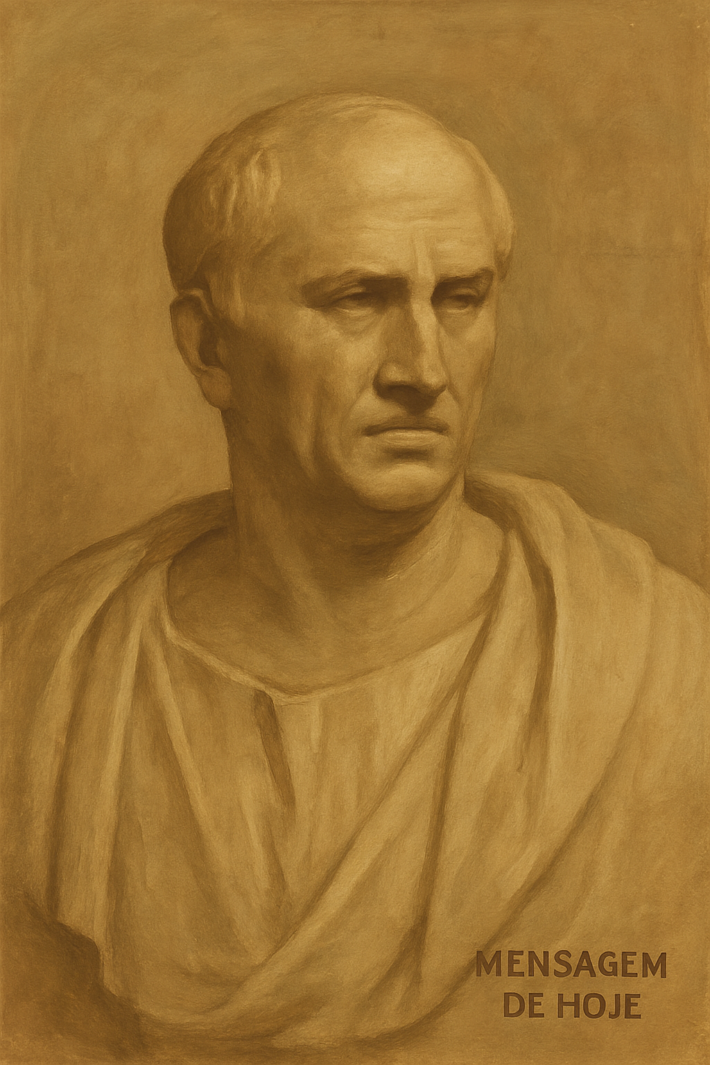 Frase estoica de Cícero: “Não há possessão maior que a sabedoria, ...” – Mensagem de Hoje