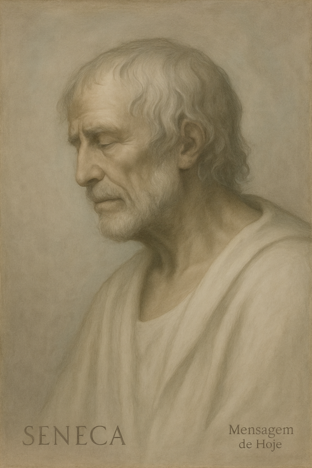 Frase estoica de Sêneca: “Não é nos lamentos por aquilo que falta ...” – Mensagem de Hoje