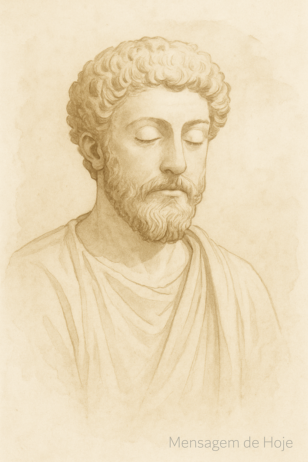 Frase estoica de Marco Aurélio: “Não te perturbes com o futuro; enfrentar...” – Mensagem de Hoje