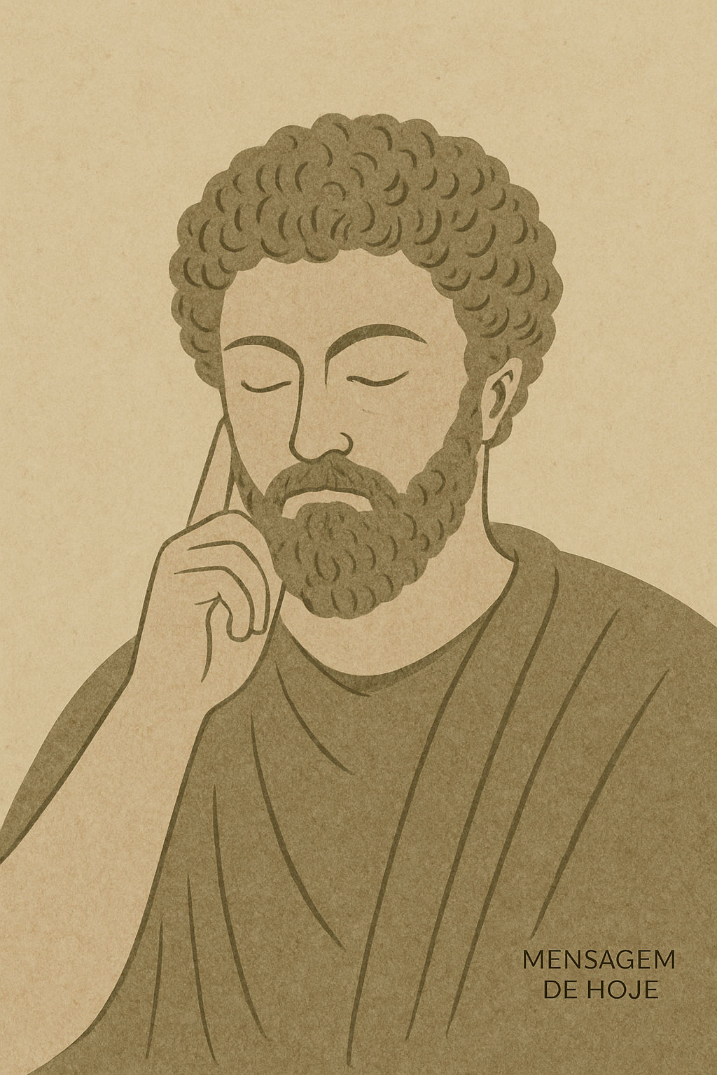 Sabedoria Estoica: Uma Reflexão Profunda de Marco Aurélio para a Alma 1 Frase estoica de Marco Aurélio: “Aquiete a mente. As perturbações externa...” – Mensagem de Hoje